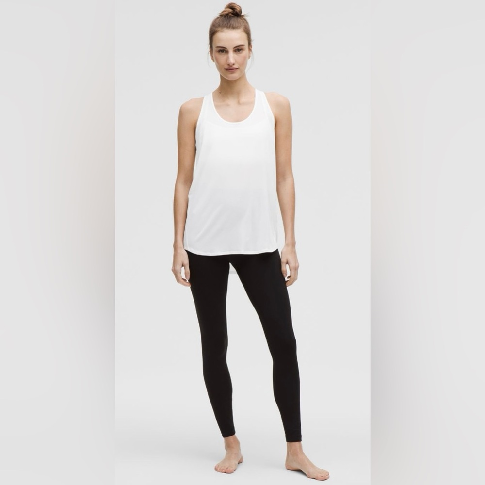 Lululemon NWT Essential Tank Top Pleated in White Size 14 - Picture 4 of 10